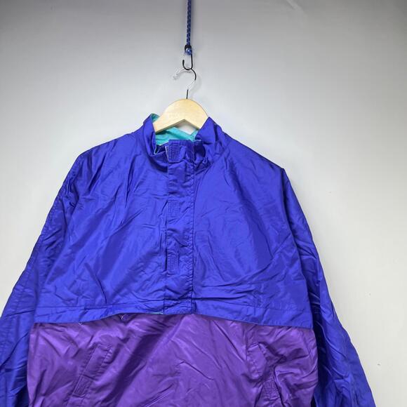 Vintage 90s LL Bean Anorak Windbreaker Jacket Large - Picture 2 of 11